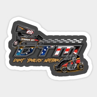 Dirt Tracks Matter Dirt Mini Sprints Sticker